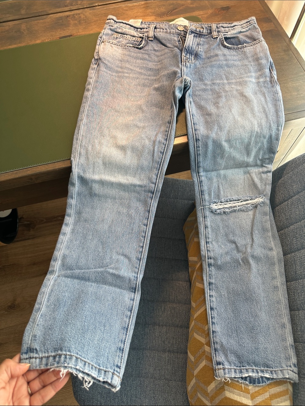Light Blue Women's Boyfriend Jeans - Current Elliot